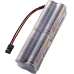 Akku Mignon(AA) 9,6V 1800mAh NiMH JR-Buchse Block