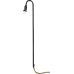 H0/TT Bogenlampe Schwarz (74mm)