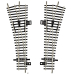 TT Tillig Gleis 83322 Weiche 15° Ew1 Links