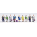TT NOCH Figuren Reisende 6er Set bemalt