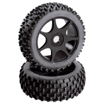 Reely 1:8 Komplettrad Buggy 7 Stern Dogbone 2 St&uuml;ck