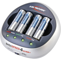 Ladeger&auml;t Ansmann Digispeed 4 Ultra + 4 Mignon-Akku