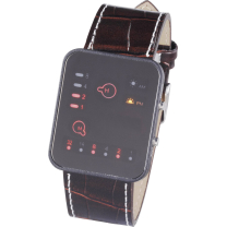 Conrad LED-Armbanduhr Bin&auml;r