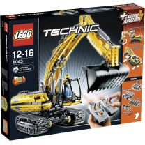 Lego Technic 8043 Motor. Raupenbagge,