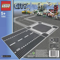 Lego City 7280 Gerade Stra&szlig;e/ Kreuzung