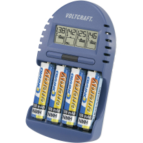 Voltcraft Ladeger&auml;t Bc-500 + 4x Mignon-Photo-Akkus
