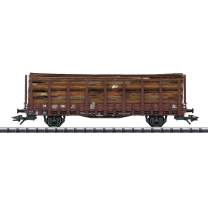 H0 TRIX Rungenwagen,Holzbeladung, Db