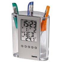 hama LCD-Thermometer & Stifthalter