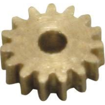 Zahnrad Messing, Modul 0.2 Z19s
