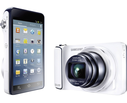 Samsung Galaxy Digitalkamera, Weiß, 16.3 Mio. Pixel, 21 x, 12.1 cm (4.8 Zoll), 1920 x 1080