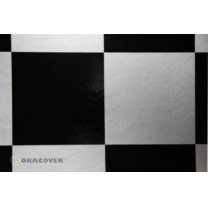 Oracover Bügelfolie Fun 691-091-071-002 (L x B) 2000 mm x 600 mm Silber-Schwarz