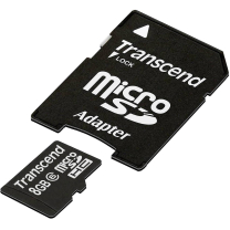 Transcend Micro Sdhc Karte 8GB Cl6 W/A
