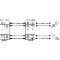 Panasonic Relais-Sockel f&uuml;r Jw2 DIN Version