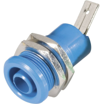 Schnepp Sicherheitsbuchse Innen 4mm Blau