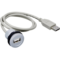 Schlegel USB-Einbaubuchse Typ A mit 60cm Kabel